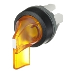 ABB M2SS5-11Y Modular Illuminated Selector Switch, 0.03 m H x 0.048 m W x 0.05 m D, 2 Positions, Yellow