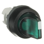 ABB M3SS1-11G Modular Rotary Illuminated Selector Switch, 0.048 x 0.03 x 0.05 mm, Maintained Operator, Green