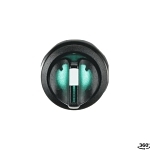 ABB M3SS2-11G Modular Illuminated Selector Switch, 0.03 m H x 0.048 m W x 0.05 m D, Selector Switch Operator, 3 Positions, Green
