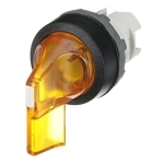 ABB M3SS4-11Y Modular Illuminated Selector Switch, 0.03 m H x 0.048 m W x 0.05 m D, 3 Positions, Yellow