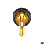 ABB M3SS4-11Y Modular Illuminated Selector Switch, 0.03 m H x 0.048 m W x 0.05 m D, 3 Positions, Yellow