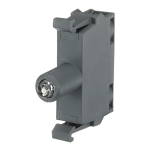 ABB MLBL-07W Modular Illuminated Lamp Block, 30 mm, Integrated LED Lamp, 230 VAC, White