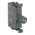 ABB MLBL-07W Modular Illuminated Lamp Block, 30 mm, Integrated LED Lamp, 230 VAC, White