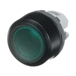 ABB MP1-11G Modular Illuminated Pushbutton Operator, 0.029 mm H x 0.029 mm W x 0.033 mm D, Flush Operator, Momentary Contact, Green