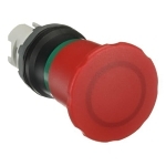 ABB MPEP4-10R Modular Non-Illuminated Pushbutton, 40 mm, 2 Positions, Red