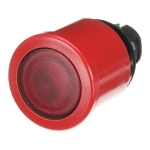 ABB MPMP3-11R Modular Blank Illuminated Emergency Stop Pushbutton, 0.042 m W x 0.067 m D x 0.042 m H, Red
