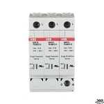 ABB System pro M compact® OVRT23L15320PU OVR Type 2 Surge Protective Device, 320/640 V, 50/60 Hz, 3 Poles, 200 kA SCCR, 3 Phase
