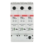 ABB System pro M compact® OVRT23L15320PU OVR Type 2 Surge Protective Device, 320/640 V, 50/60 Hz, 3 Poles, 200 kA SCCR, 3 Phase