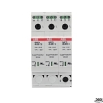 ABB System pro M compact® OVRT23L40550PTSU OVR Type 2 Surge Protective Device, 550/1100 V, 50/60 Hz, 3 Poles, 200 kA SCCR, 3 Phase