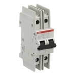 ABB SU202M-Z15 SU200M High Performance Miniature Circuit Breaker, 277/480Y VAC, 48/96 VDC, 15 A, 10 kA Interrupt, 2 Poles, Thermal Magnetic Trip