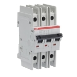 ABB SU203M-K32 SU200M High Performance Miniature Circuit Breaker, 277/480Y VAC, 48/96 VDC, 32 A, 10 kA Interrupt, 3 Poles, Thermal Magnetic Trip