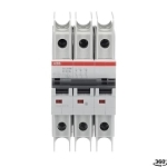 ABB SU203M-K32 SU200M High Performance Miniature Circuit Breaker, 277/480Y VAC, 48/96 VDC, 32 A, 10 kA Interrupt, 3 Poles, Thermal Magnetic Trip