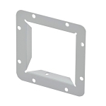 B-Line 1010 GF Wireway End Flange, 10 in W x 10 in H, For Use With NEMA 1/IP30 Screw Cover Lay-In Wireway, Steel, Gray