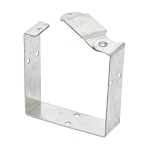 B-Line 1212 C Wireway connector, 12 in W x 12 in H, For Use With NEMA 1/IP30 Screw Cover Wireway, Steel, Galvanized/Plain