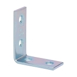 B-Line B104ZN 90 deg Corner Angle, 4 Holes, 4-1/8 in L x 3-1/2 in W x 7/32 in THK, Steel