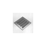B-Line LPK86 Louver Plate Kit, Steel, Gray
