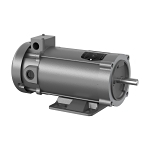 Baldor-Reliance CDP3440 C-Face Continuous Duty Fractional DC Motor With Base, 3.38 ft-lb Torque, 0.75 hp Power Rating, 90 V DC, 7.6 A, 56C Frame, 1750 rpm Speed