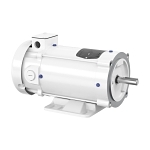 Baldor-Reliance CDPWD3440 C-Face Continuous Duty DC Motor With Base, 3.38 ft-lb Torque, 0.75 hp Power Rating, 90 V DC, 7.6 A, 56C Frame, 1750 rpm Speed