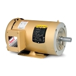Baldor-Reliance Super-E® CEM3546 Type 3520M Continuous Duty AC Motor, TEFC Enclosure, 1 hp, 208/230/460 V AC, 60 Hz, 3 Phase, 56C Frame, 1760 rpm Speed, C-Face Foot Rigid Base Mount
