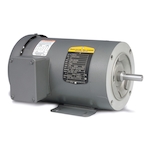 Baldor-Reliance CM3542 Type 3420M Continuous Duty AC Motor, TEFC Enclosure, 3/4 hp, 208/230/460 V AC, 60 Hz, 3 ph Phase, 56C Frame, 1725 rpm Speed, C-Face/Foot Rigid/F1 Mount