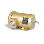 Baldor-Reliance Super-E® EM3615T Type 3642M Continuous Duty AC Motor, TEFC Enclosure, 5 hp, 208/230/460 VAC, 60 Hz, 3 Phase, 184T Frame, 1750 rpm Speed, F1/Foot Rigid Mount