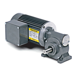 Baldor-Reliance GC3330 Continuous-Duty Worm Right Angle Gear Motor, 115 VAC, 0.25 hp, 22.5:1 Gear Ratio, 74 rpm Max, 125 in-lb Torque