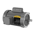 Baldor-Reliance VL3504 Type 3421L Continuous Duty AC Motor, Application Type: General Purpose AC Motors, Fan and Blower Motors, TEFC Enclosure, 1/2 hp, 115/208/230 V AC, 60 Hz, 1 Phase, 56C Frame, 1725 rpm Speed, C-Face/Foot/F1 Mount