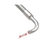 Banner Engineering BA23S Bifurcated Glass Fiber Optic Sensor, Round Shape, 180 mm