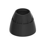 Banner Engineering SA-M30TE12 Stand-Off Pipe Adapter/Cover, For Use With EZ-LIGHT® TL50HZ High Brightness Universal AC Voltage Tower Light, Acetal, Black