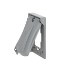 BELL® MX1050S Universal Weatherproof Flip Cover, 1.18 in L x 4.69 in W x 1.04 in D, Metal