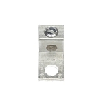 Blackburn® ADR6 Type ADR-ALCUL Dual-Rated Mechanical Lugs, 14 to 6 AWG Conductor Aluminum/Stranded Copper Conductor, 1/4 in Stud, 1 Bolt Holes