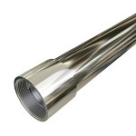 Calbrite™ S40710CT00 Rigid Metal Conduit With Coupling, 3/4 in Trade, 0.824 in ID x 1.05 in OD, 10 ft L, 304L Stainless Steel