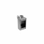 Calbrite™ S60700FD00 Type FD Weatherproof Conduit Device Box, 316 Stainless Steel, 25 cu-in Capacity, 1 Gangs, 5.28 in L x 2.83 in W x 2.5 in H