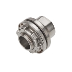 Calbrite™ S61000LT00 Line Terminator Hub, 1 in Male, For Use With Rigid Stainless Threaded Conduit, 316L Stainless Steel, #4 Polished Silver