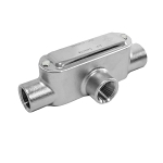 3/4 in SS316 Type T Conduit Body, Stainless Steel