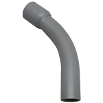 CANTEX® 5233772 SCH 40/STD Bell End Conduit Elbow, 4 in Trade, 45 deg, PVC