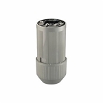 EATON Arrow Hart™ 20415N Power-Lock Locking Plug, 600 VAC, 250 VDC, 30/20 A, 3 Poles, 4 Wires, Gray