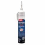 CRC® 14056 High Moisture Resistance RTV Silicone Sealant, 8 oz Tube, White, Silicone Base