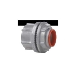 EATON Crouse-Hinds Myers™ SCRU-TITE® ST 2 CP Basic Vibration Proof Threaded Conduit Hub, 3/4 in, For Use With Rigid Conduit, Zinc, Polished Nickel/Polished Chrome