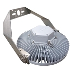 ProSite F1D47B2CDFNUGN Standard Flood Light, (1) Lamps LED Lamp, 124 W Fixture, 120 to 277/120 to 250 VAC/VDC, Grey Housing