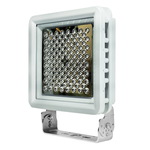 DuroSite® FLW266NC2NP FL Series 115 deg Field Angle Beam High Output Floodlight Fixture, LED Lamp, 109 W Fixture, 100 to 277 VAC, Gray Housing