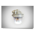 SafeSite® RTODW17005 Circular Beam Standard Area Light With Junction Box, LED Lamp, 8 W Fixture, 100 to 277 VAC, Gray Housing