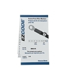 E-Z Code® WM-0-45 Pre-Printed Wire Marker Book, 5 in L x 3 in W, Black/White, Vinyl Cloth