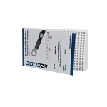 E-Z Code® WM-46-90 Pre-Printed Wire Marker Book, 5 in L x 3 in W, Black/White, Vinyl Cloth