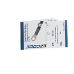 E-Z Code® WM-46-90 Pre-Printed Wire Marker Book, 5 in L x 3 in W, Black/White, Vinyl Cloth