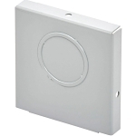 B-Line 44 E Wireway End With Knockout, 4 in W x 4 in H, For Use With NEMA 1/IP30 Screw Cover Lay-In Wireway, Steel, Gray