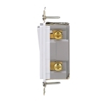 EATON Arrow Hart 7621W-BOX 3-Way AC Decorator Switch, 120/277 V AC, 20 A, 1 hp, 2 hp Power Rating