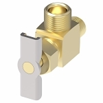 B-Line B655-1/4ZN Threaded Rod Coupling, 1/4-20, Steel, Zinc Plated