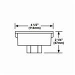 Edwards Signaling™ 105PM Pipe Mount Attachment, For Use With 105 Series Flashing Xenon Beacons, 105 Series Stacklight, Thermoplastic