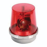 Edwards Signaling™ 52R-N5-40WH 52 Series Weatherproof Rotating Beacon, 120 VAC, Halogen Lamp, 6 in Dia, Screw Mount, Red, UL 1638, cUL Listed